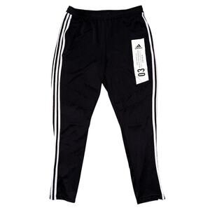 Adidas Climacool Three Stripe Black & White Athletic Soccer Pants Men's Large